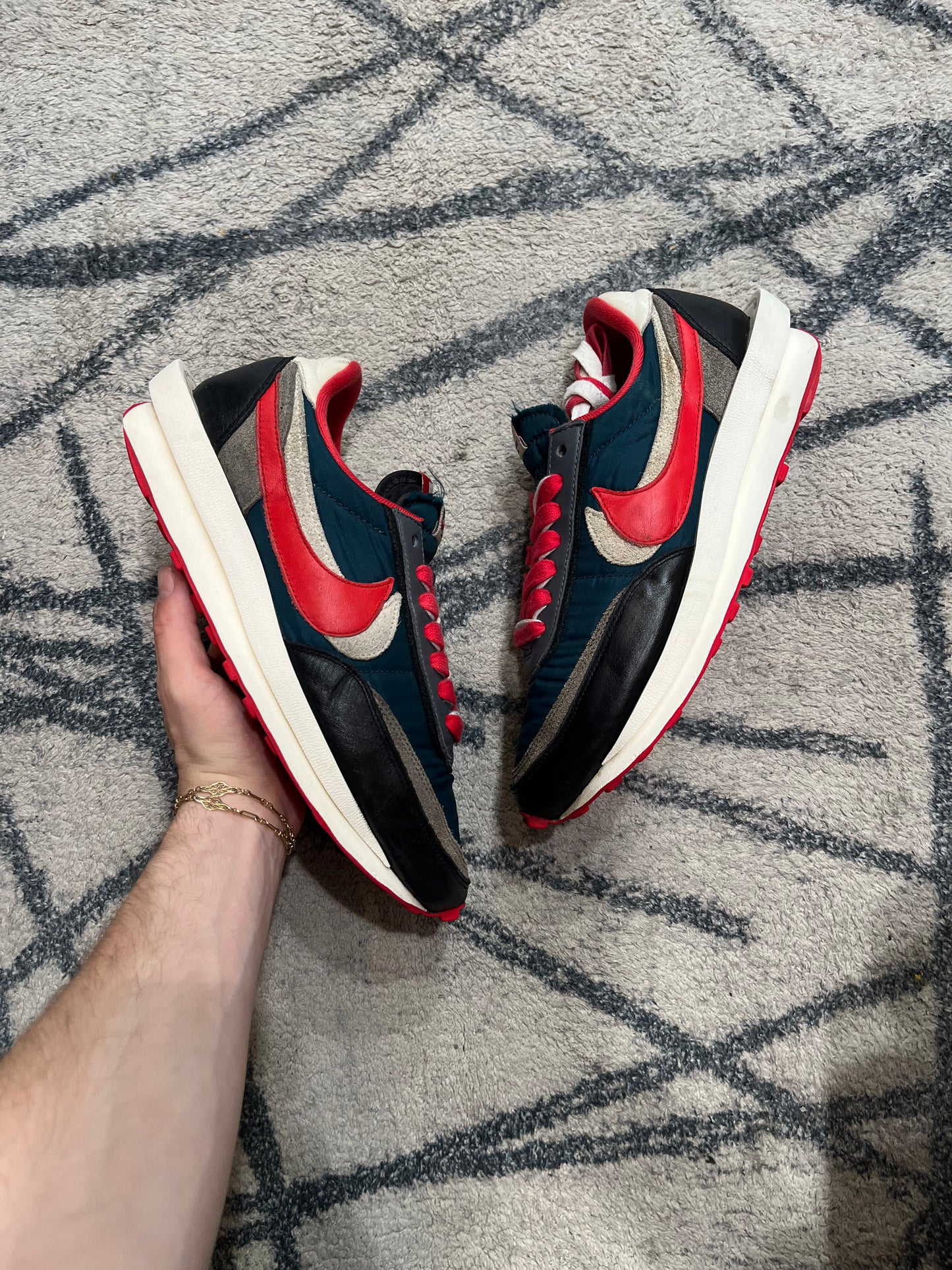 Nike Sacai LD Waffle Team Red