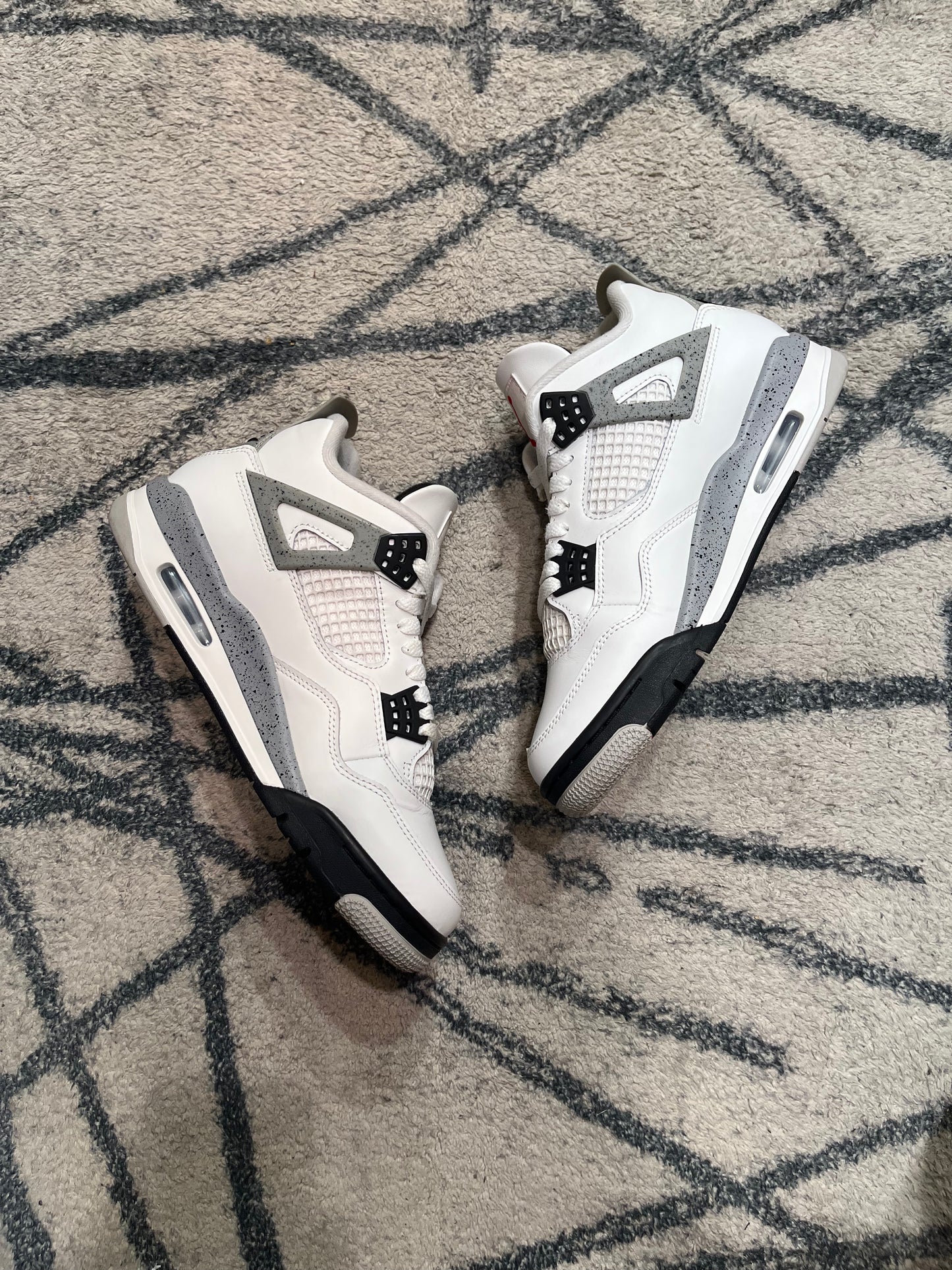 Air Jordan 4 White Cement