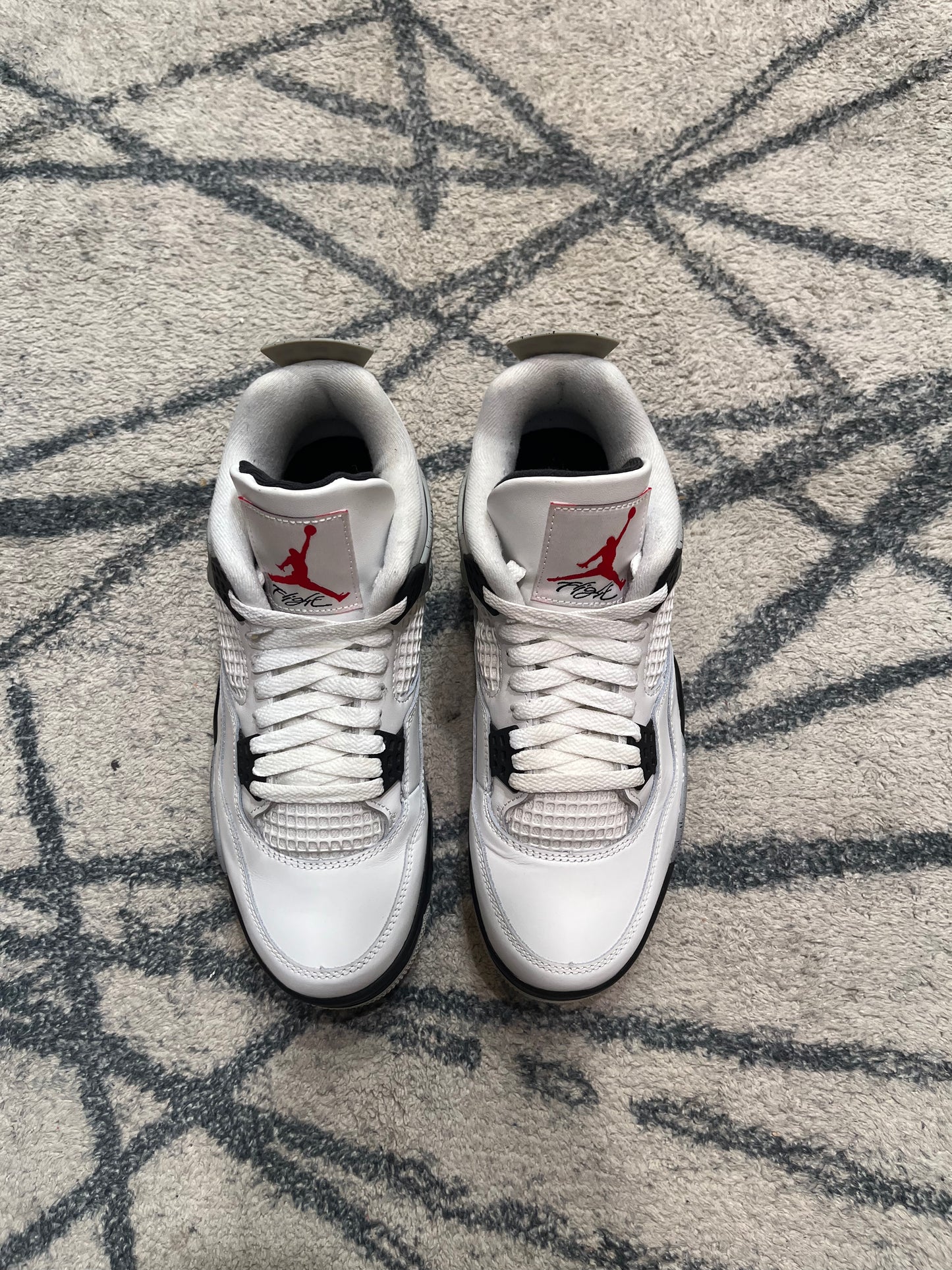 Air Jordan 4 White Cement