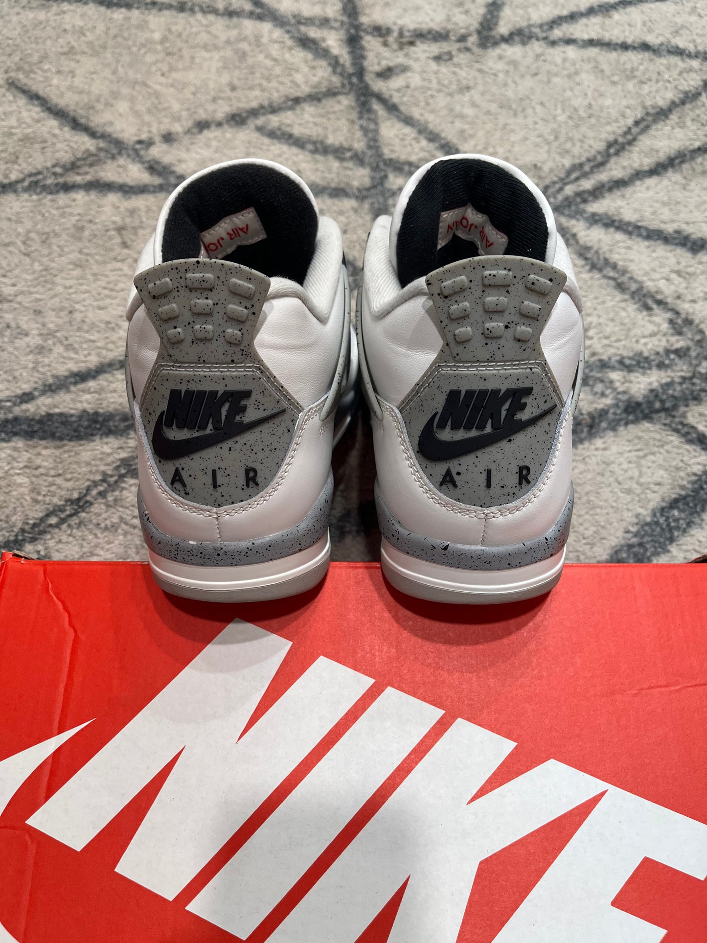 Air Jordan 4 White Cement