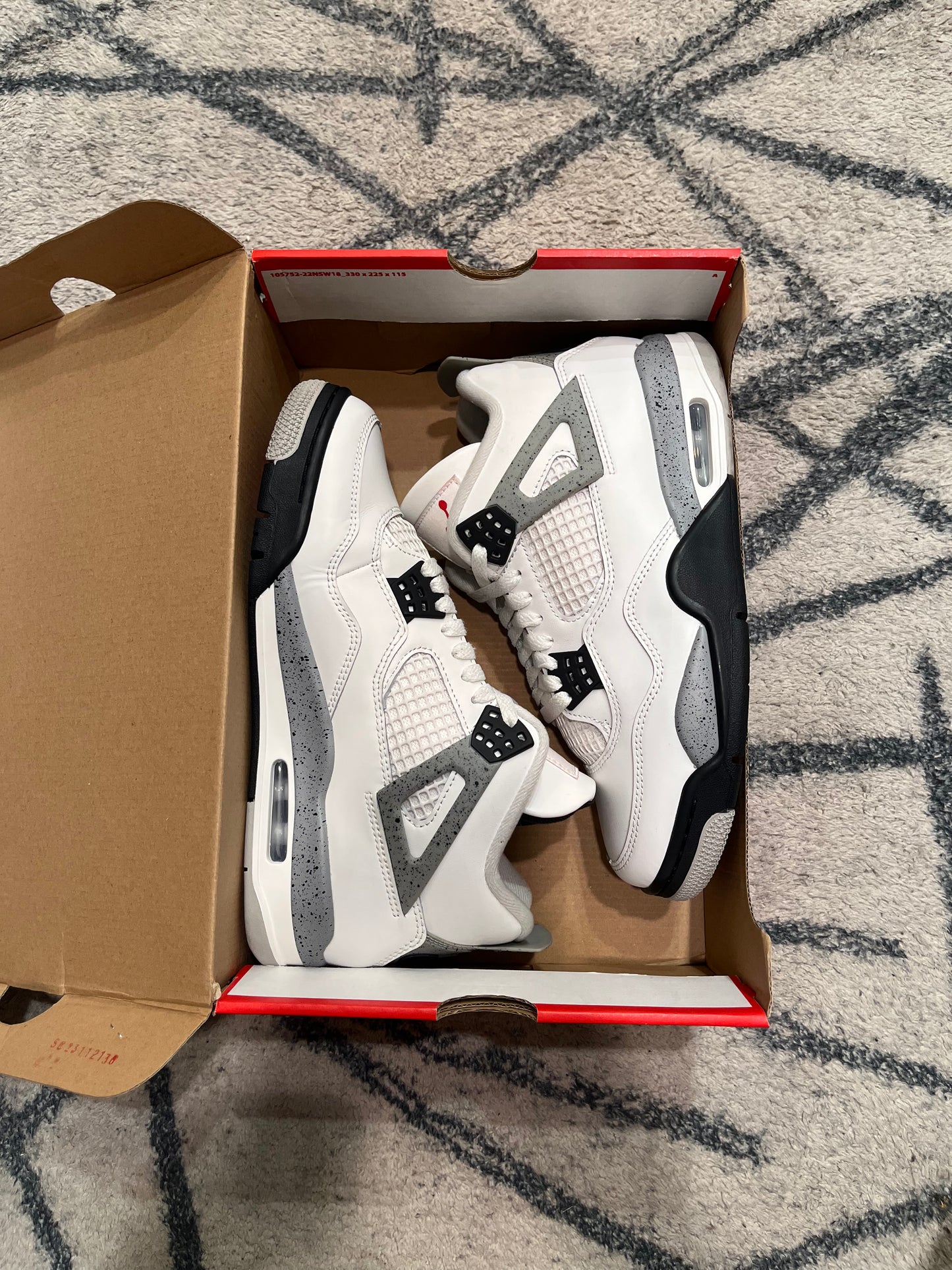 Air Jordan 4 White Cement