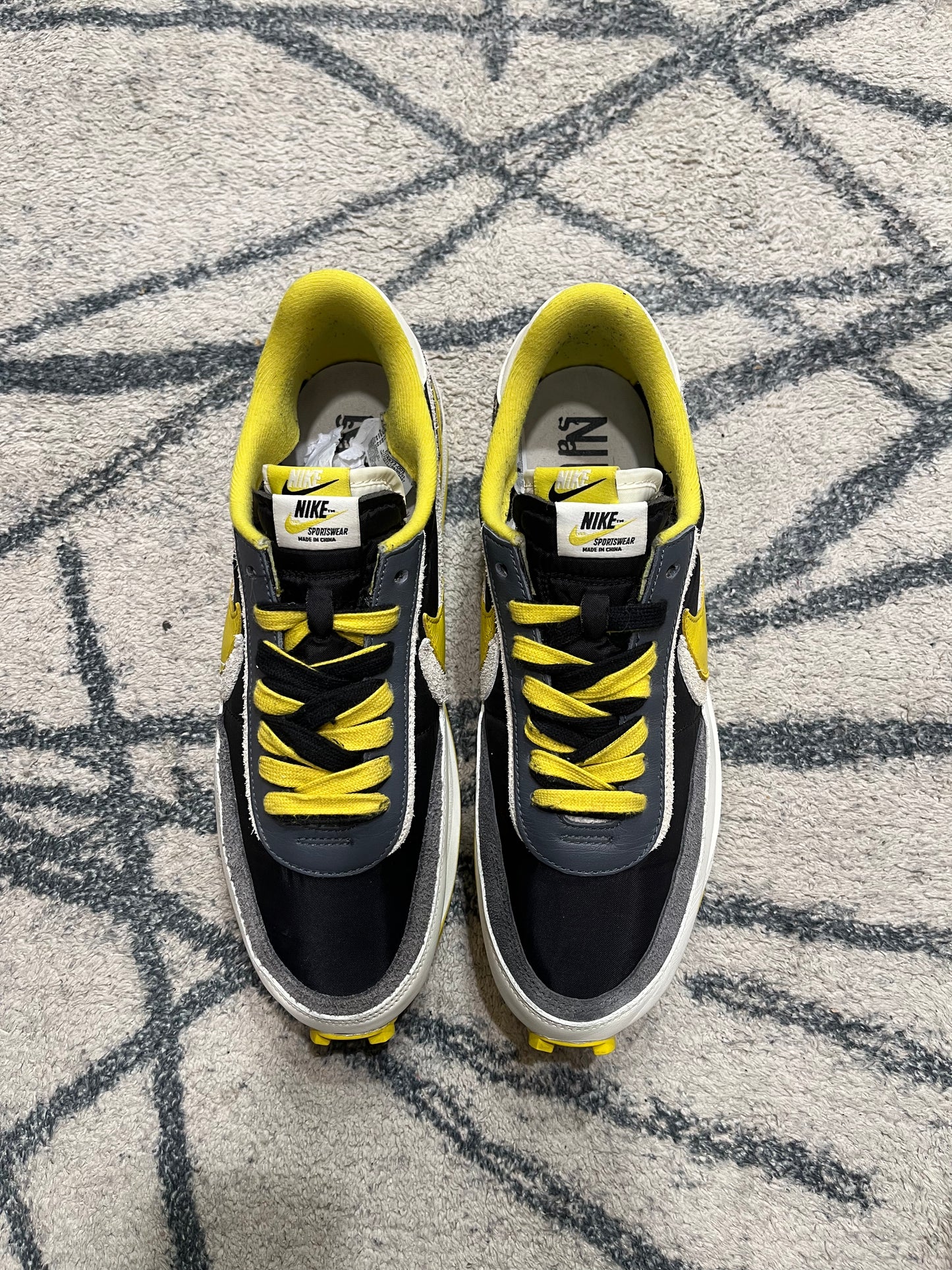 Nike Sacai LD Waffle Bright Citron