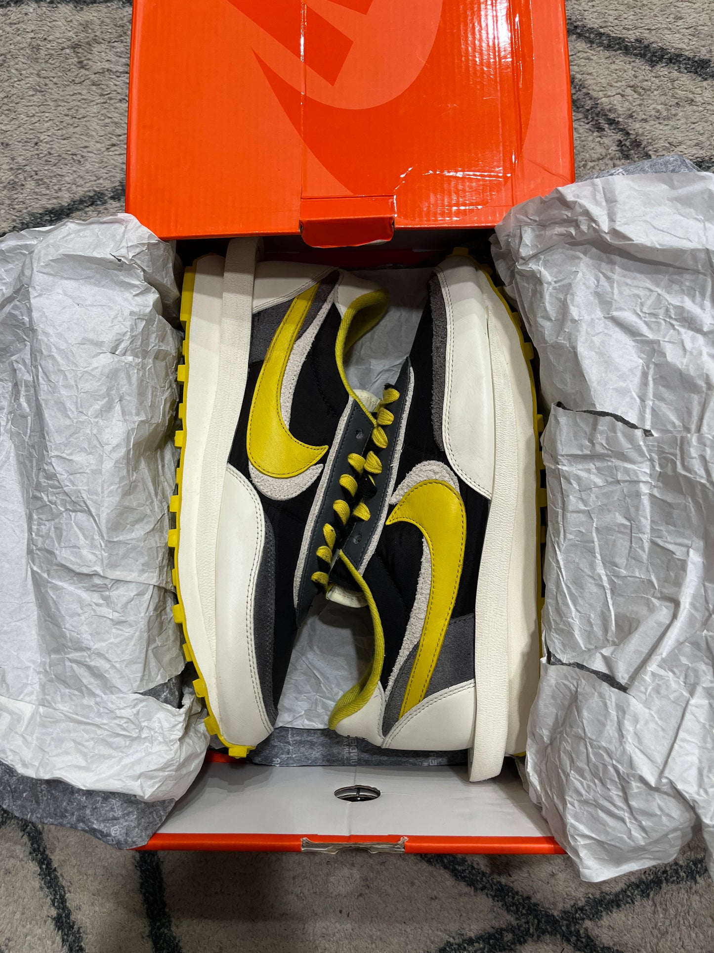 Nike Sacai LD Waffle Bright Citron