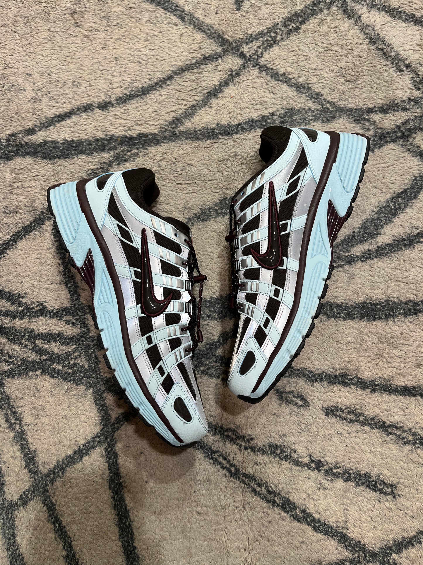 Nike P-6000 Burgundy Blue