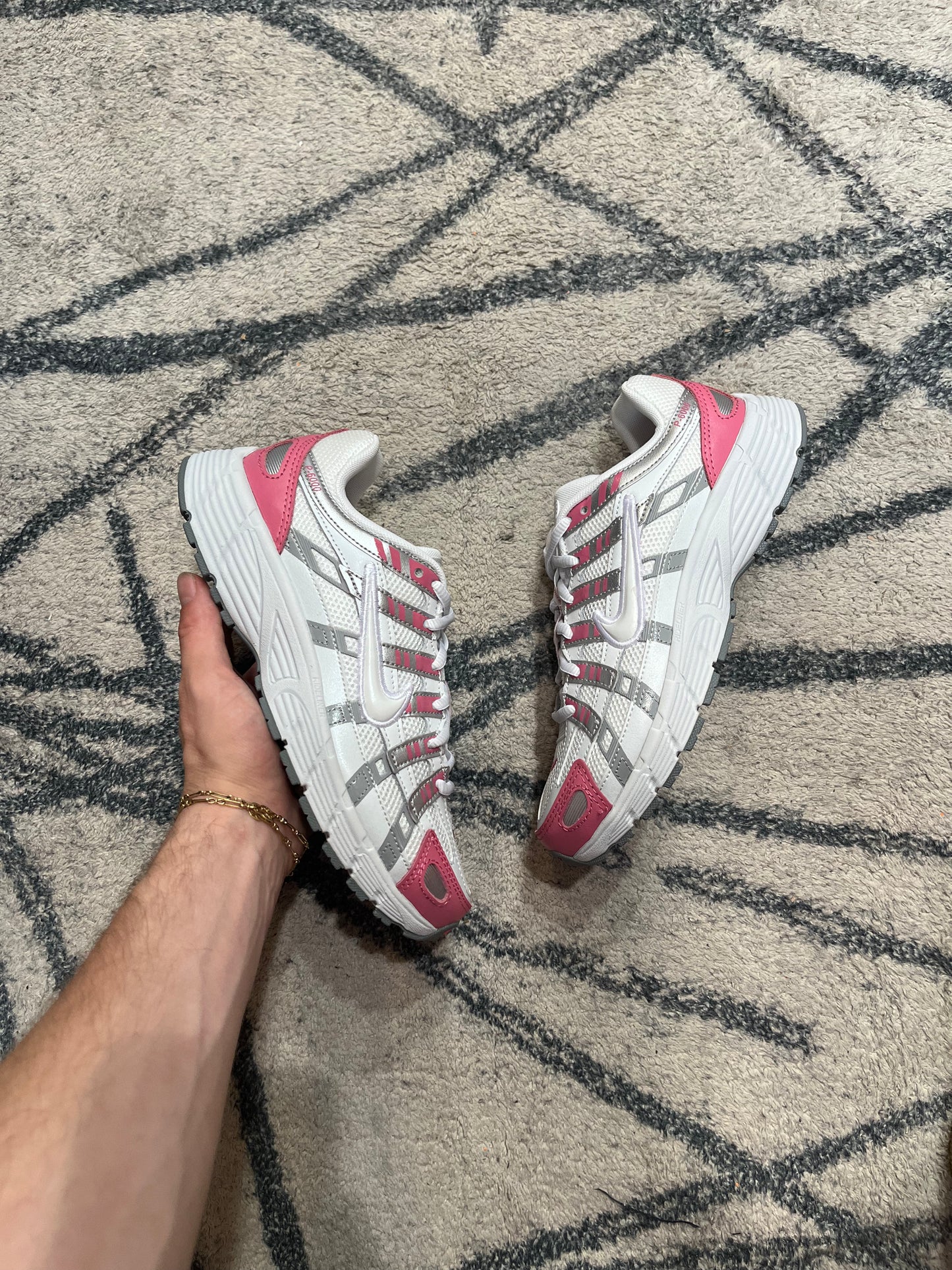 Nike P-6000 White Peony
