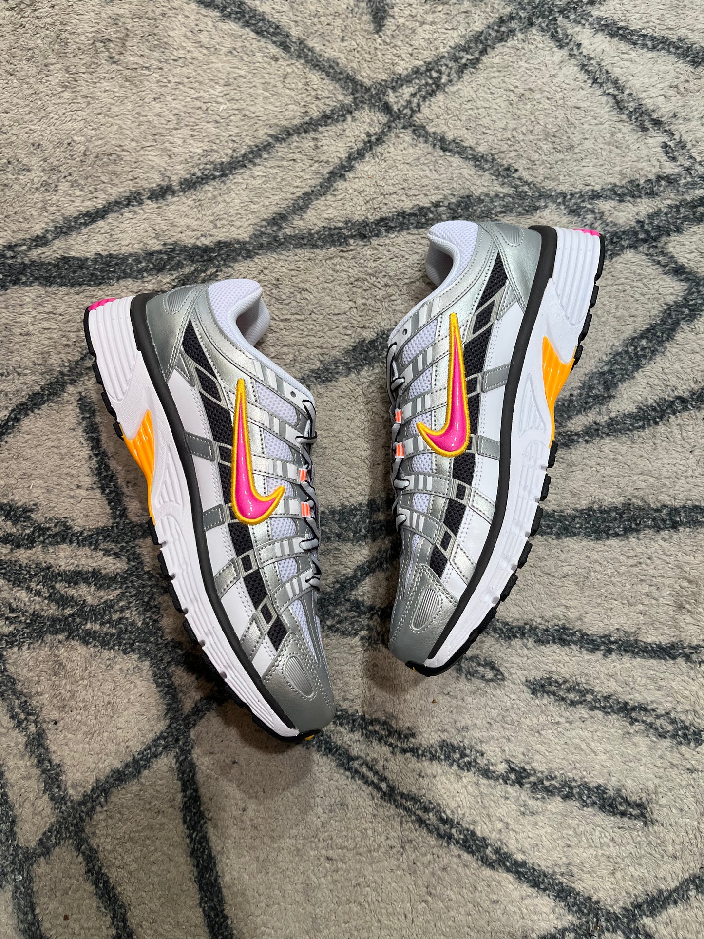 Nike P-6000 White Laser Fuschia