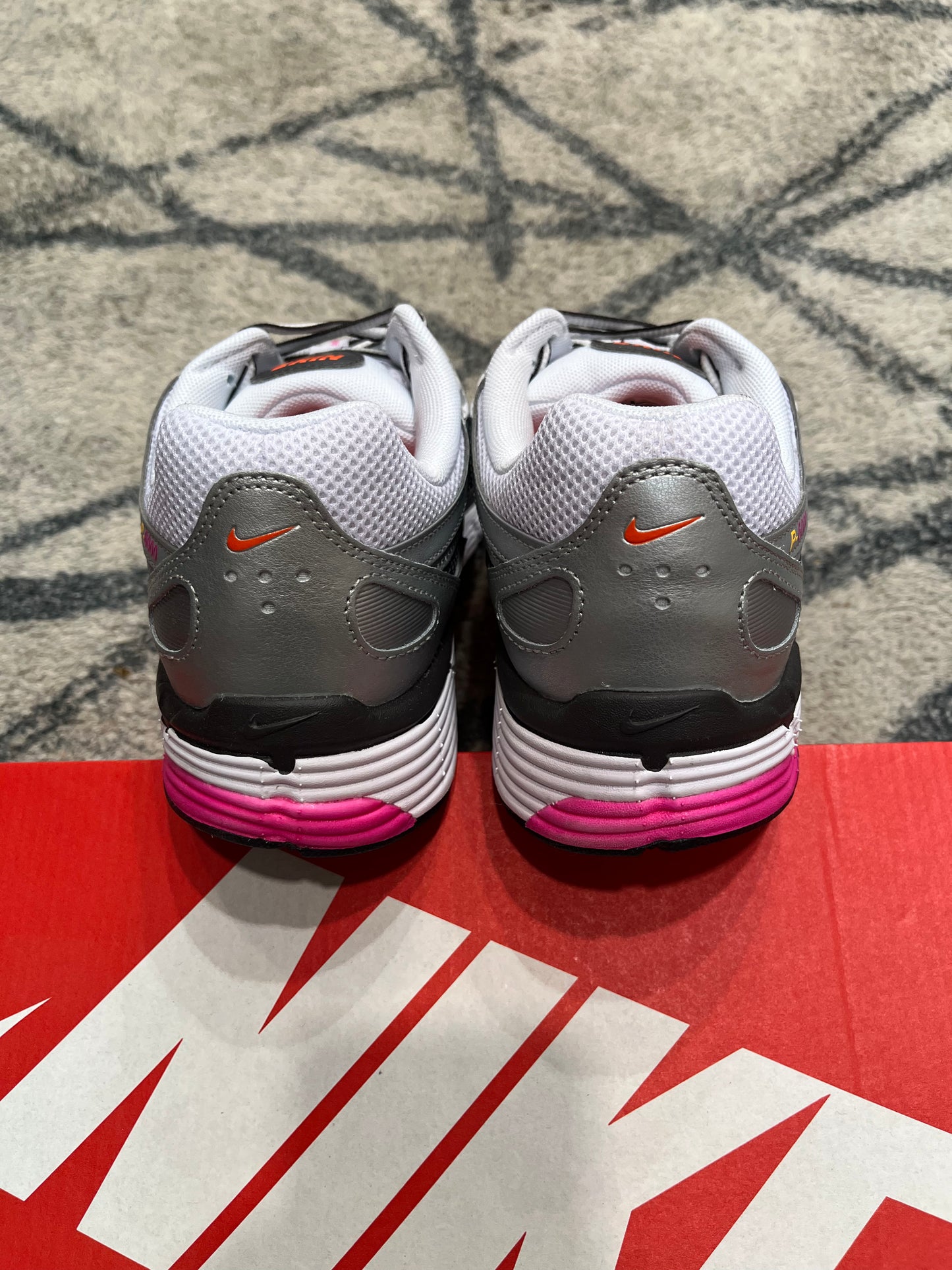 Nike P-6000 White Laser Fuschia