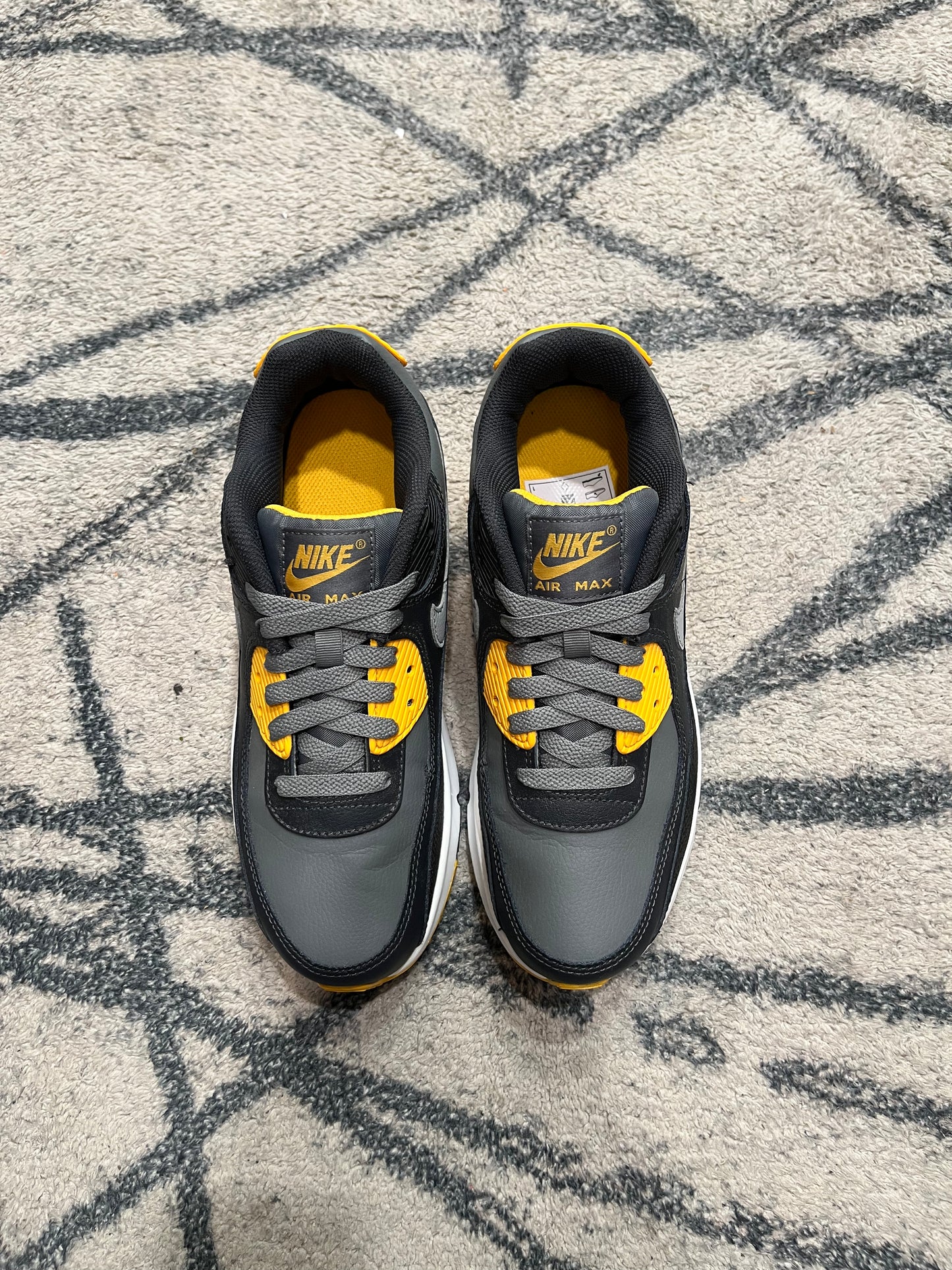 Nike Air Max 90 Yellow Smoke Grey