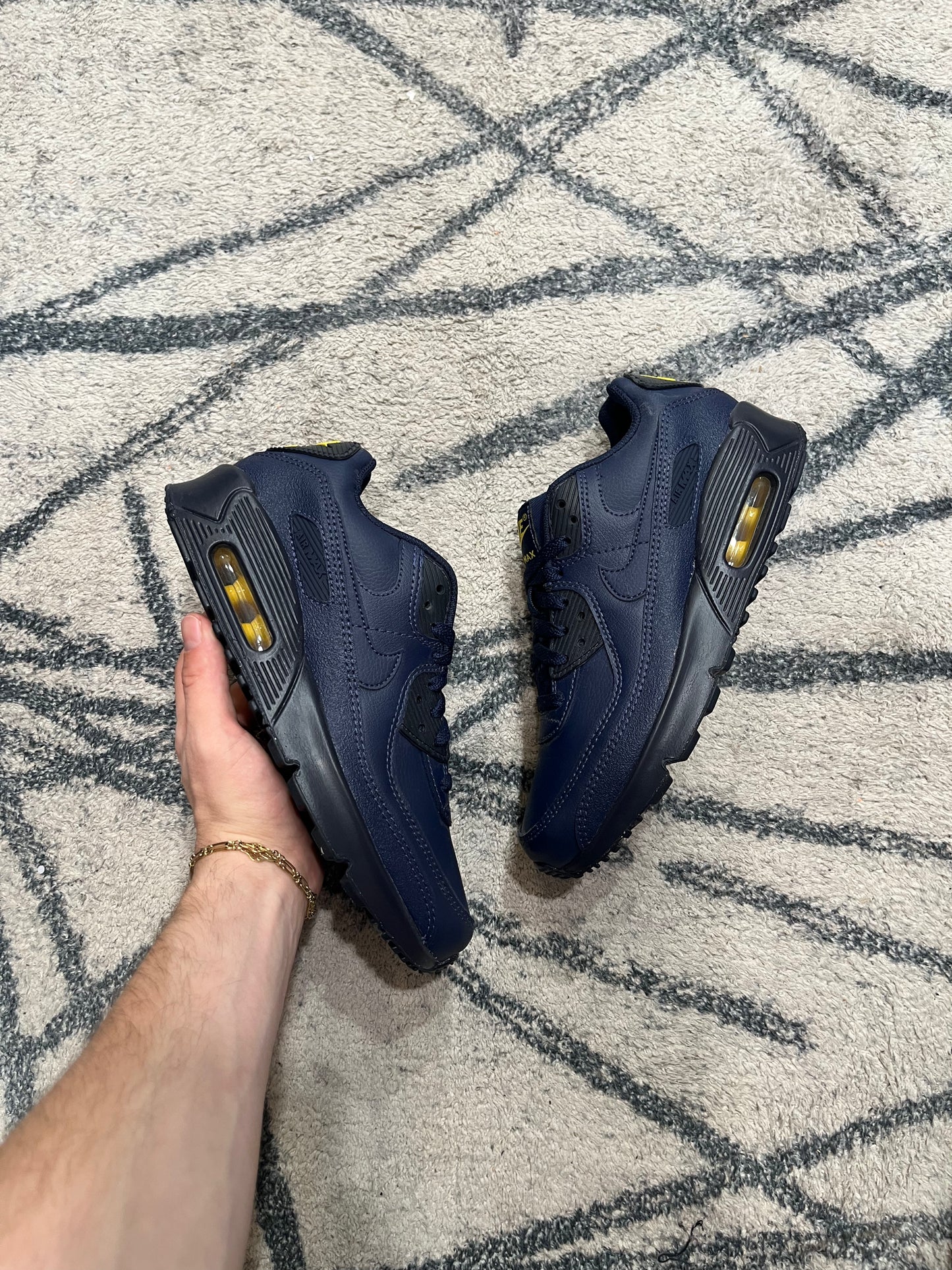 Nike Air Max 90 Leather Obsidian