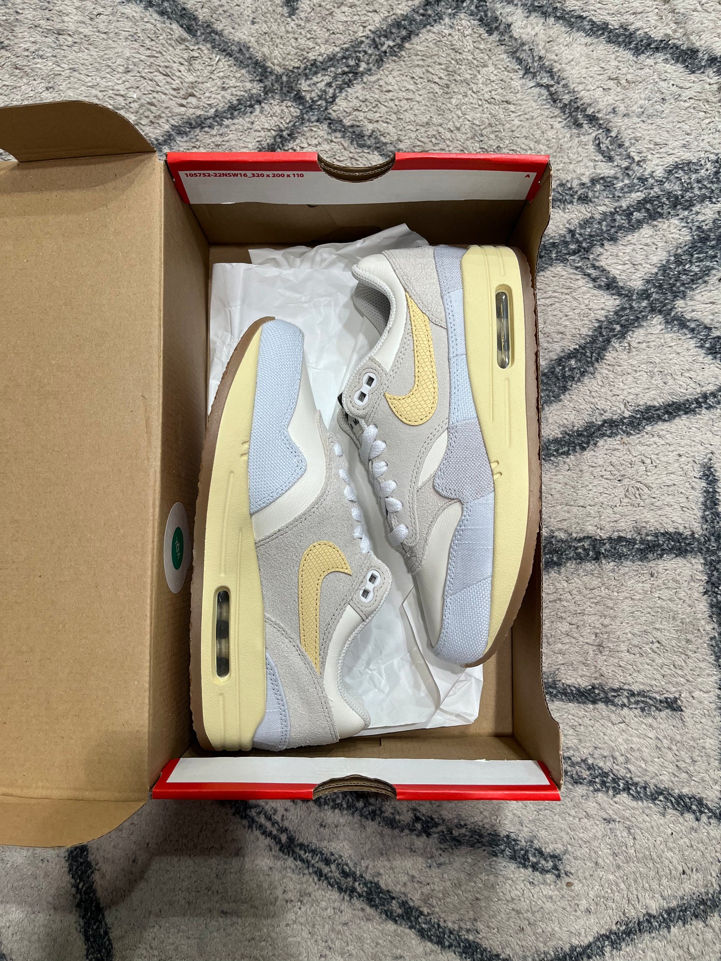 Nike Air Max 1 Crepe Light Bone