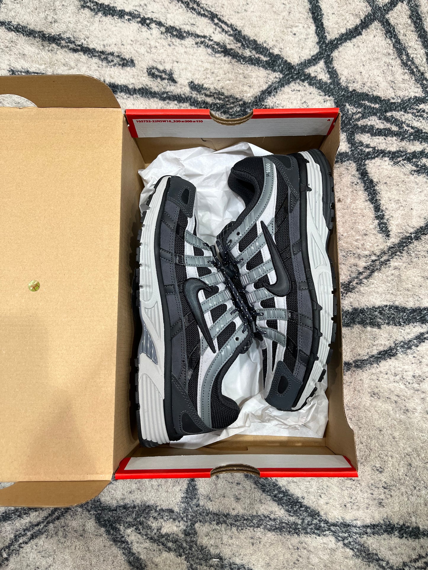 Nike P-6000 Black Grey