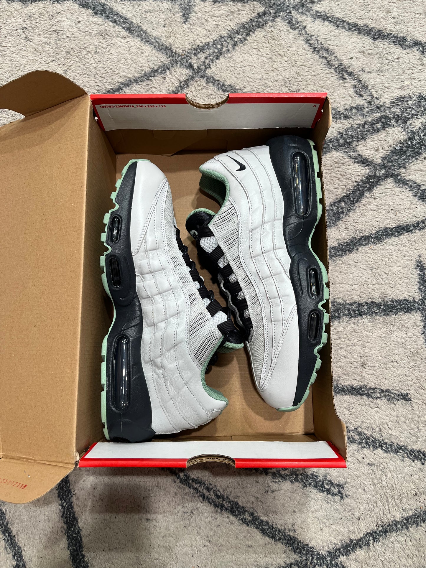 Nike Air Max 95 By You Grey Chlorophyl