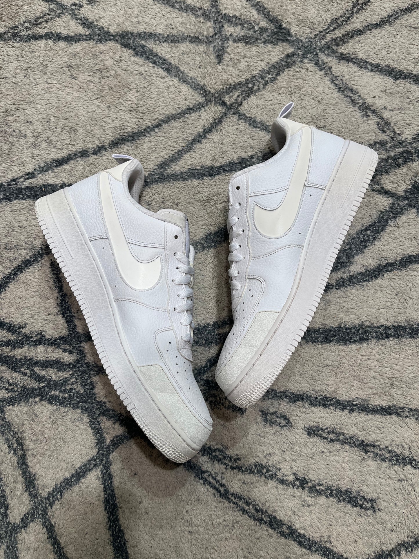 Nike Air Force 1 Cut Out White Grey