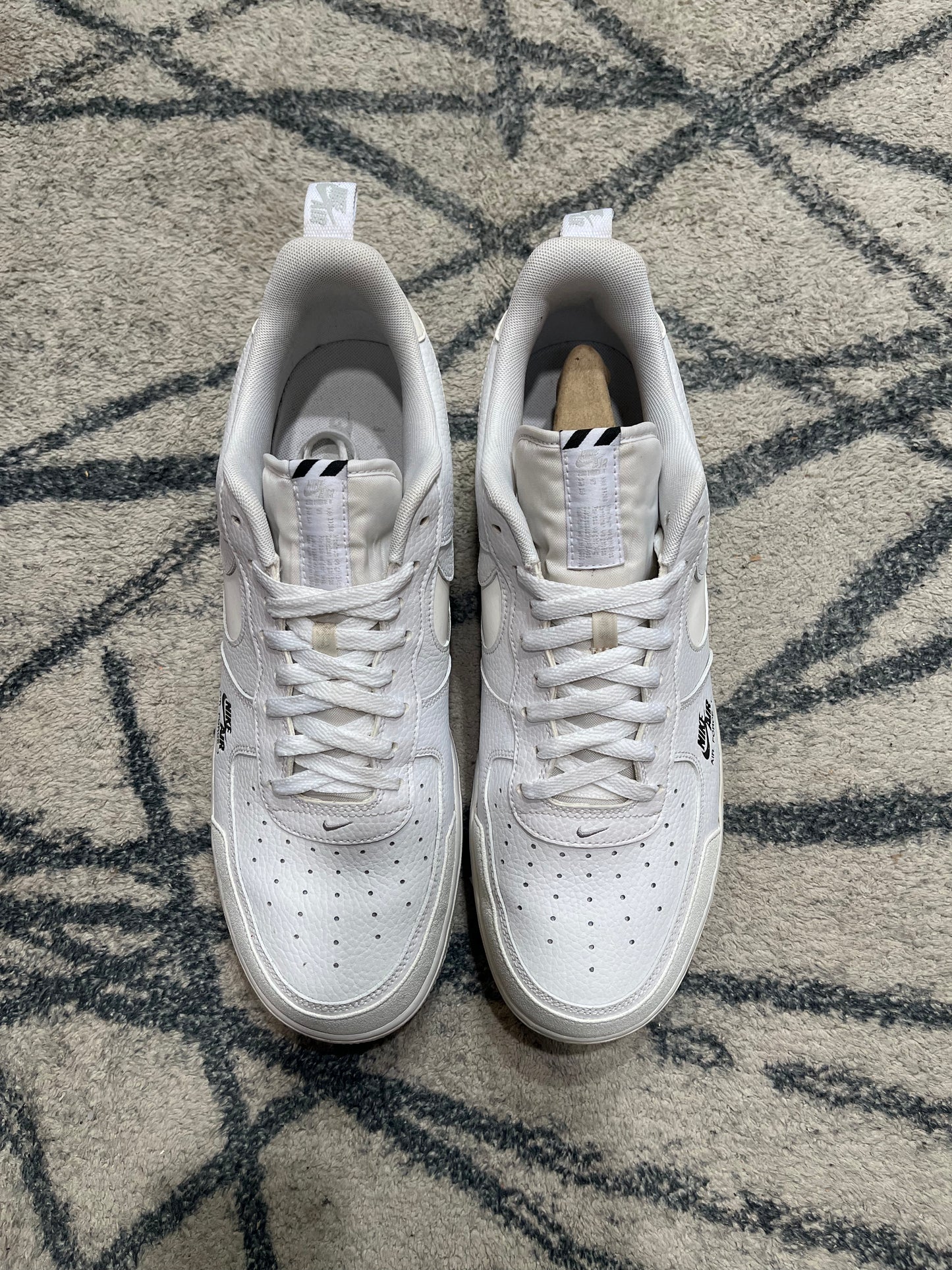 Nike Air Force 1 Cut Out White Grey