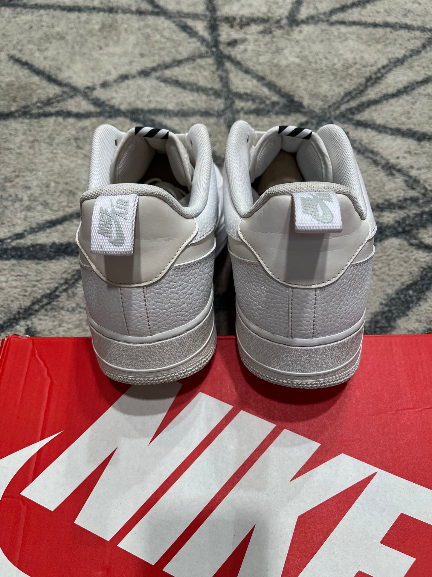 Nike Air Force 1 Cut Out White Grey