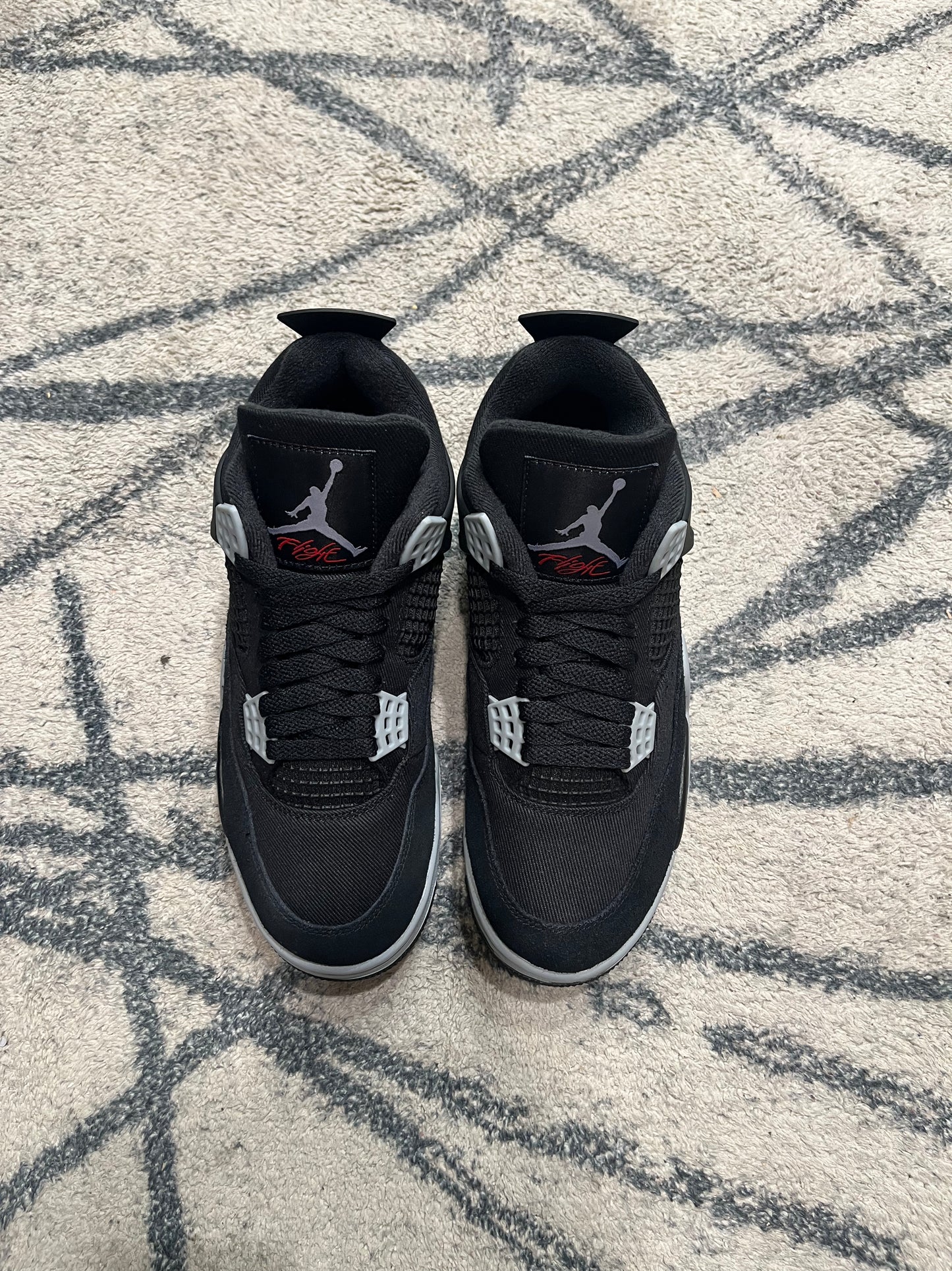 Air Jordan 4 Black Canvas