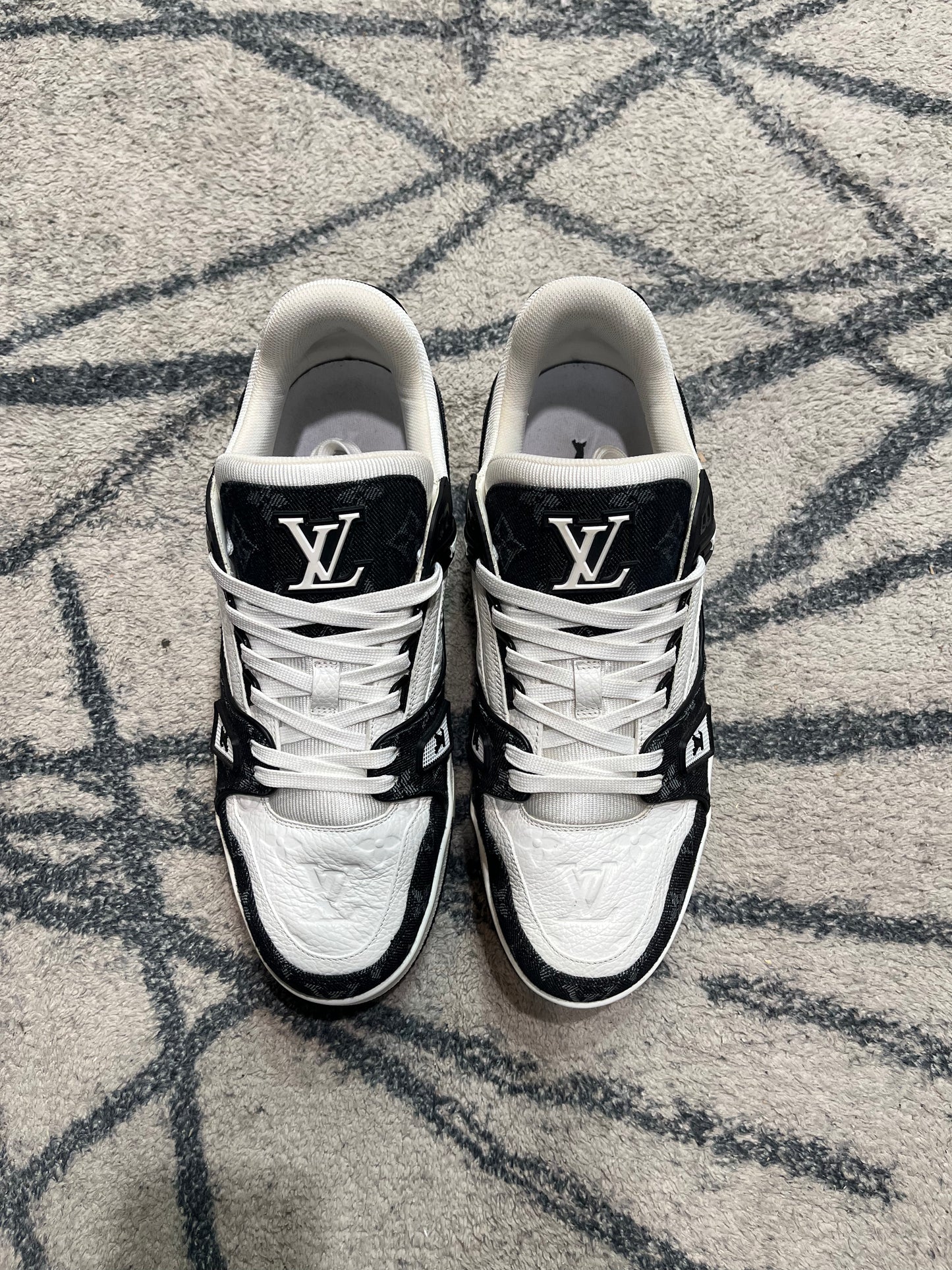 Louis Vuitton Trainer Black Denim