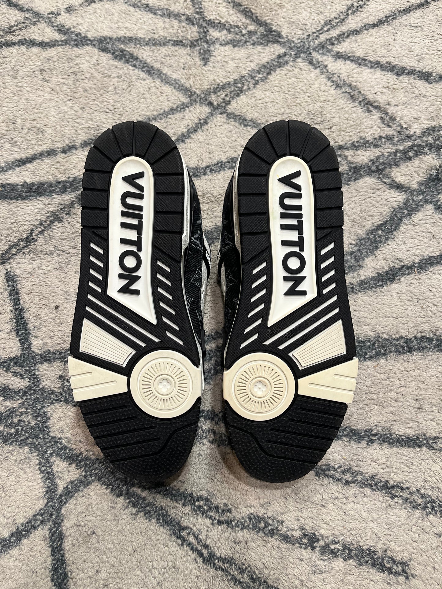 Louis Vuitton Trainer Black Denim
