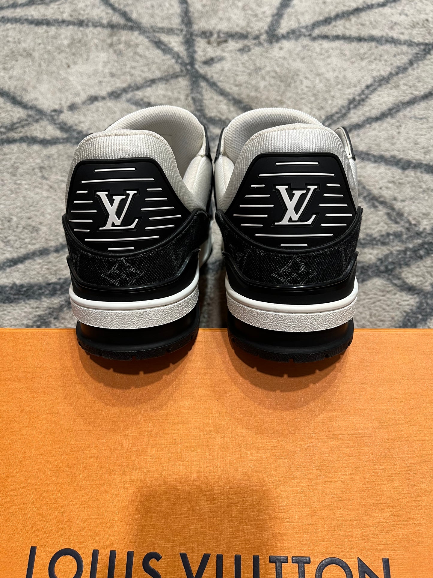 Louis Vuitton Trainer Black Denim
