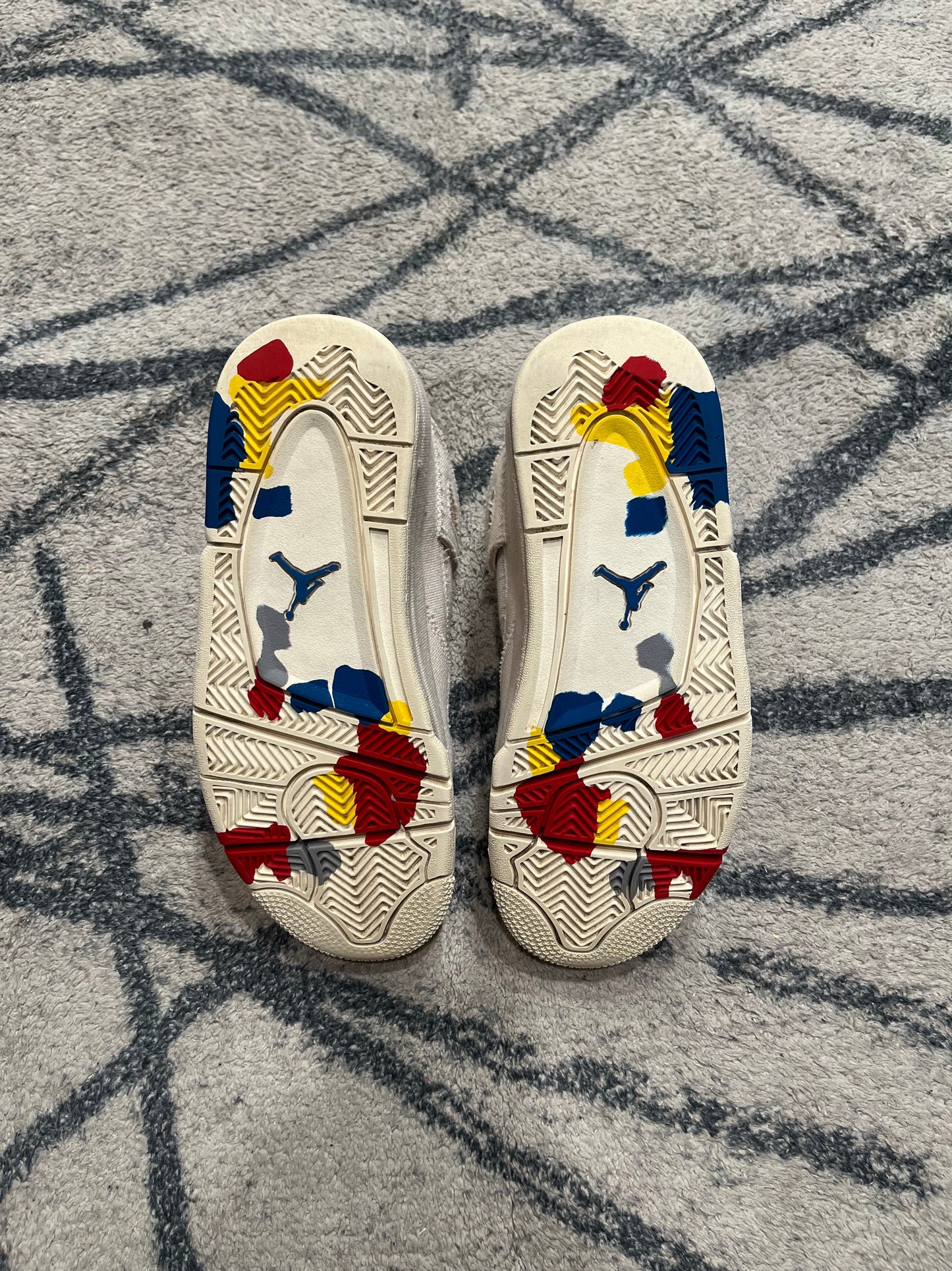 Air Jordan 4 White Canvas