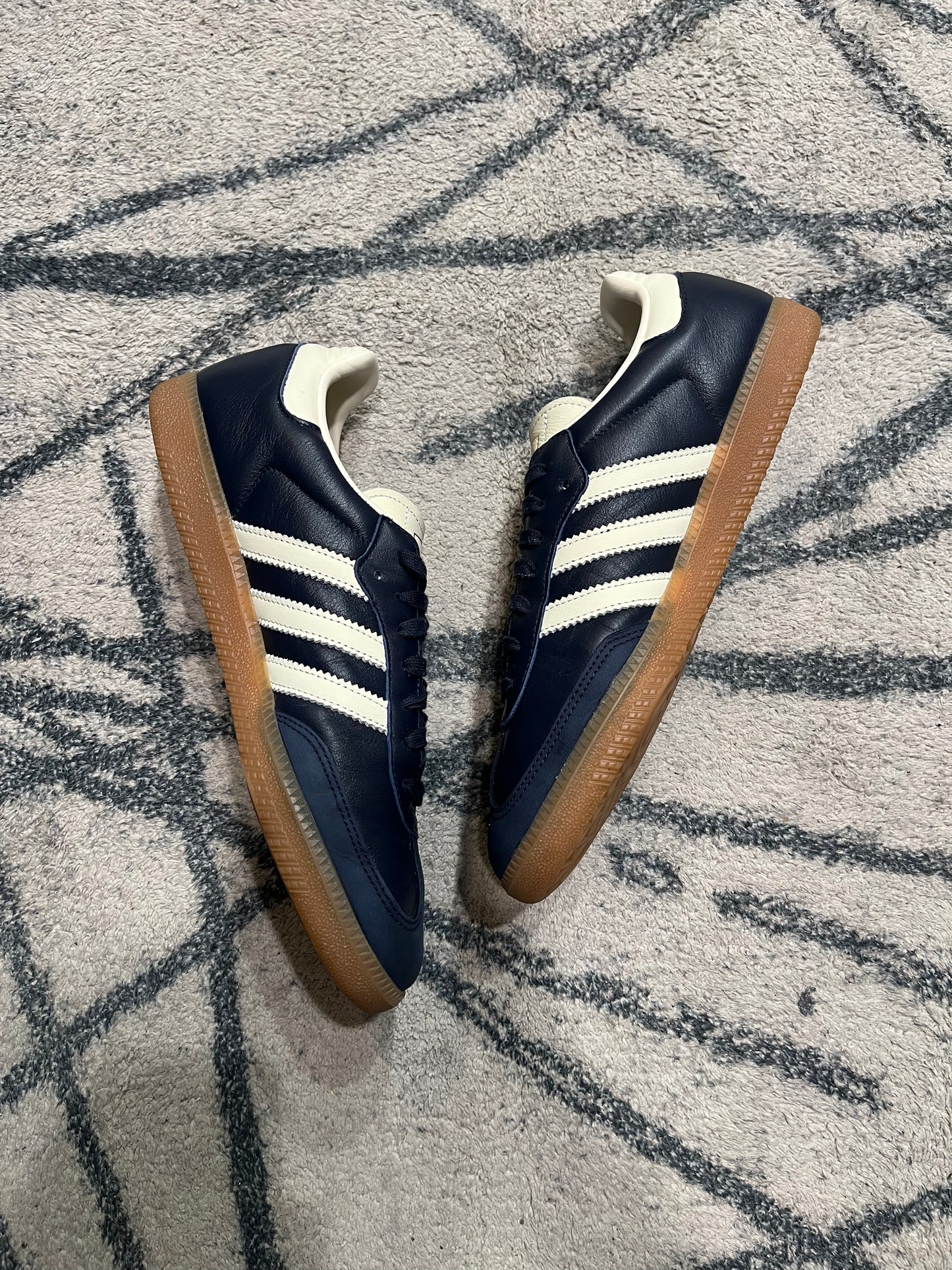 Adidas Samba Marine Blue Leather