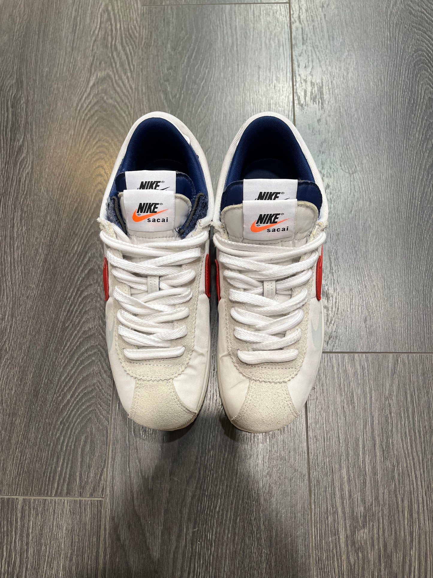 Nike Sacai Cortez White University Red