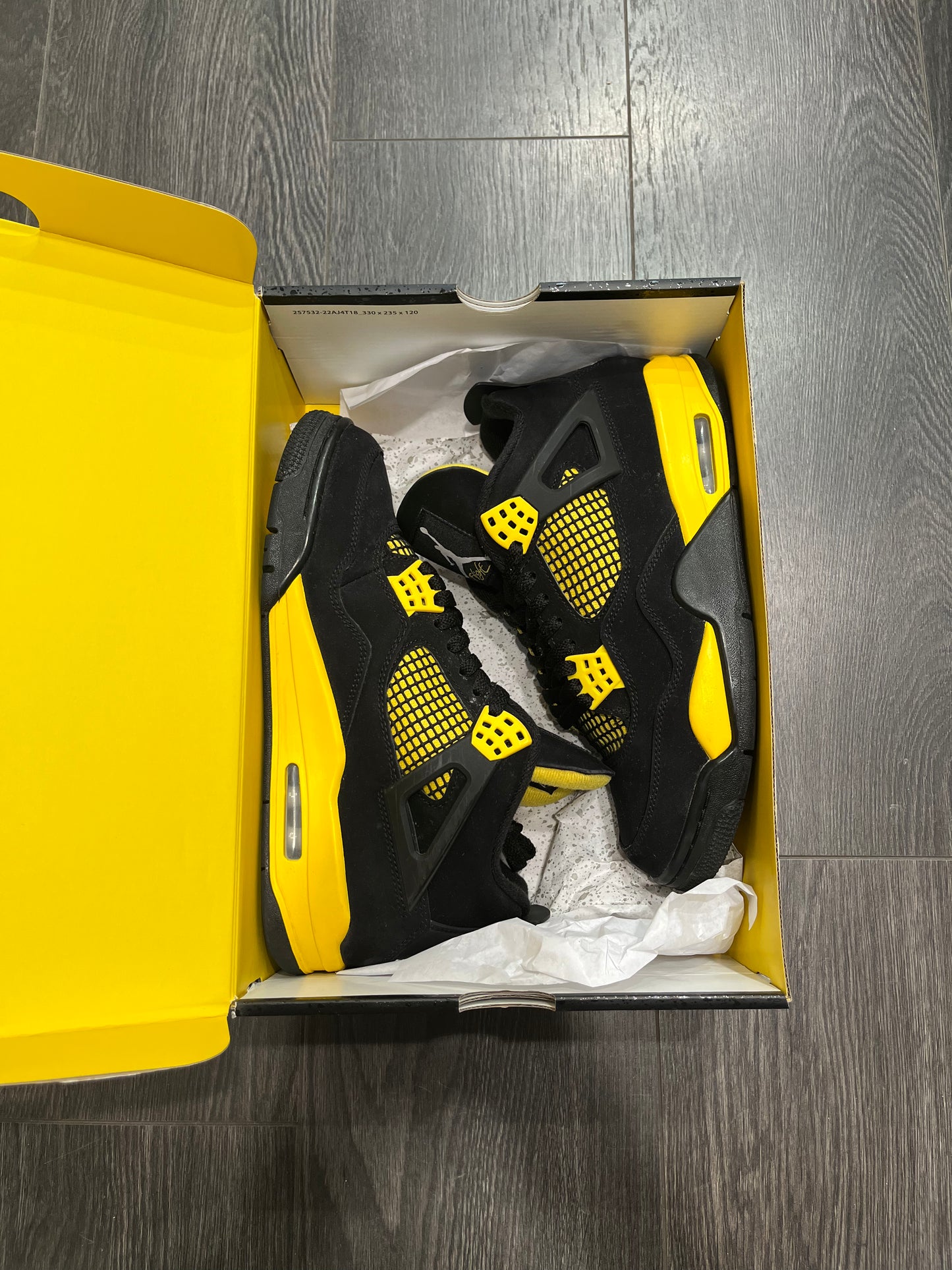 Air Jordan 4 Yellow Thunder