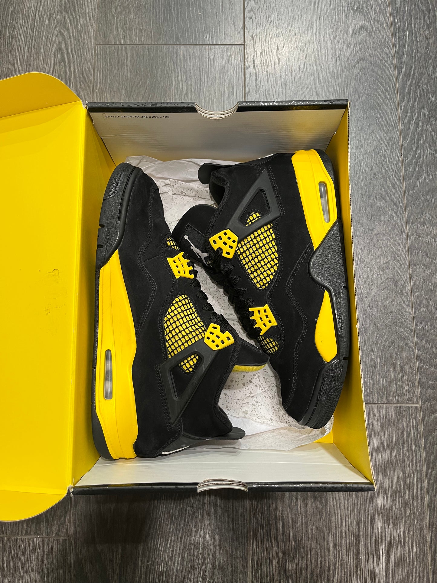Air Jordan 4 Yellow Thunder