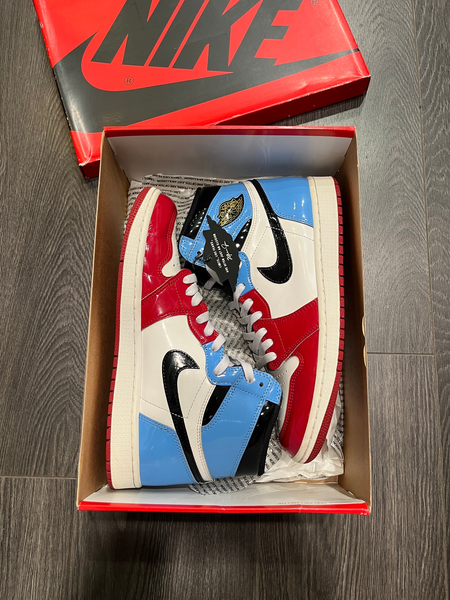 Air Jordan 1 High Fireless UNC Chicago