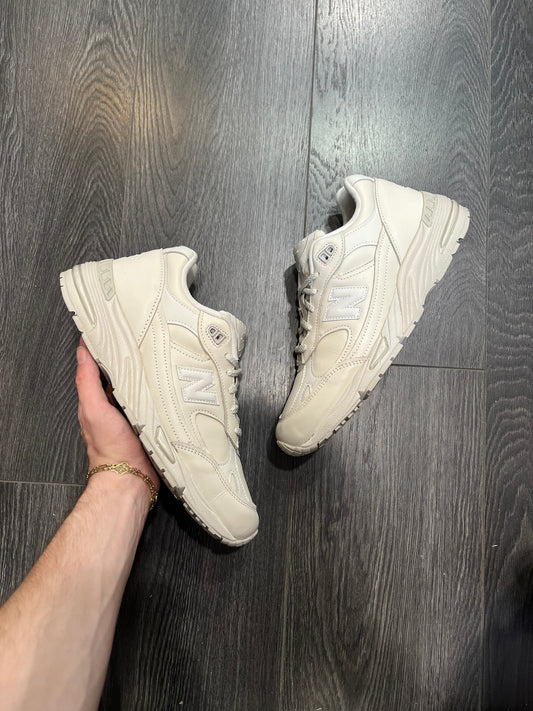 New Balance 991 Made In UK Cream Leather