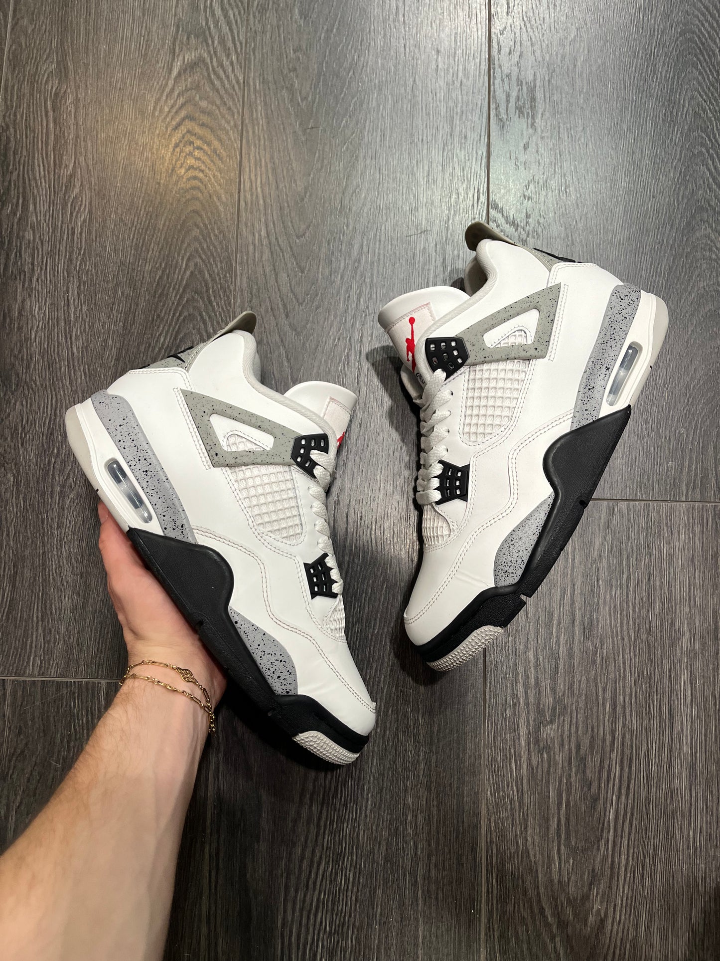 Air Jordan 4 White Cement