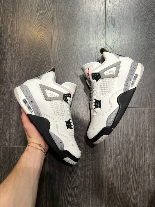 Air Jordan 4 White Cement