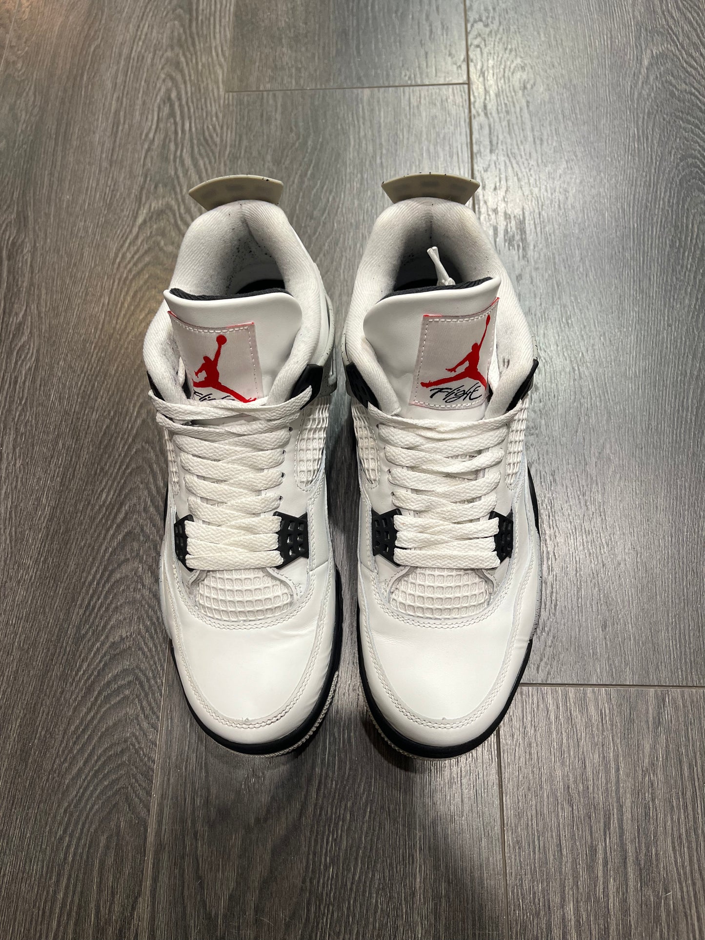 Air Jordan 4 White Cement