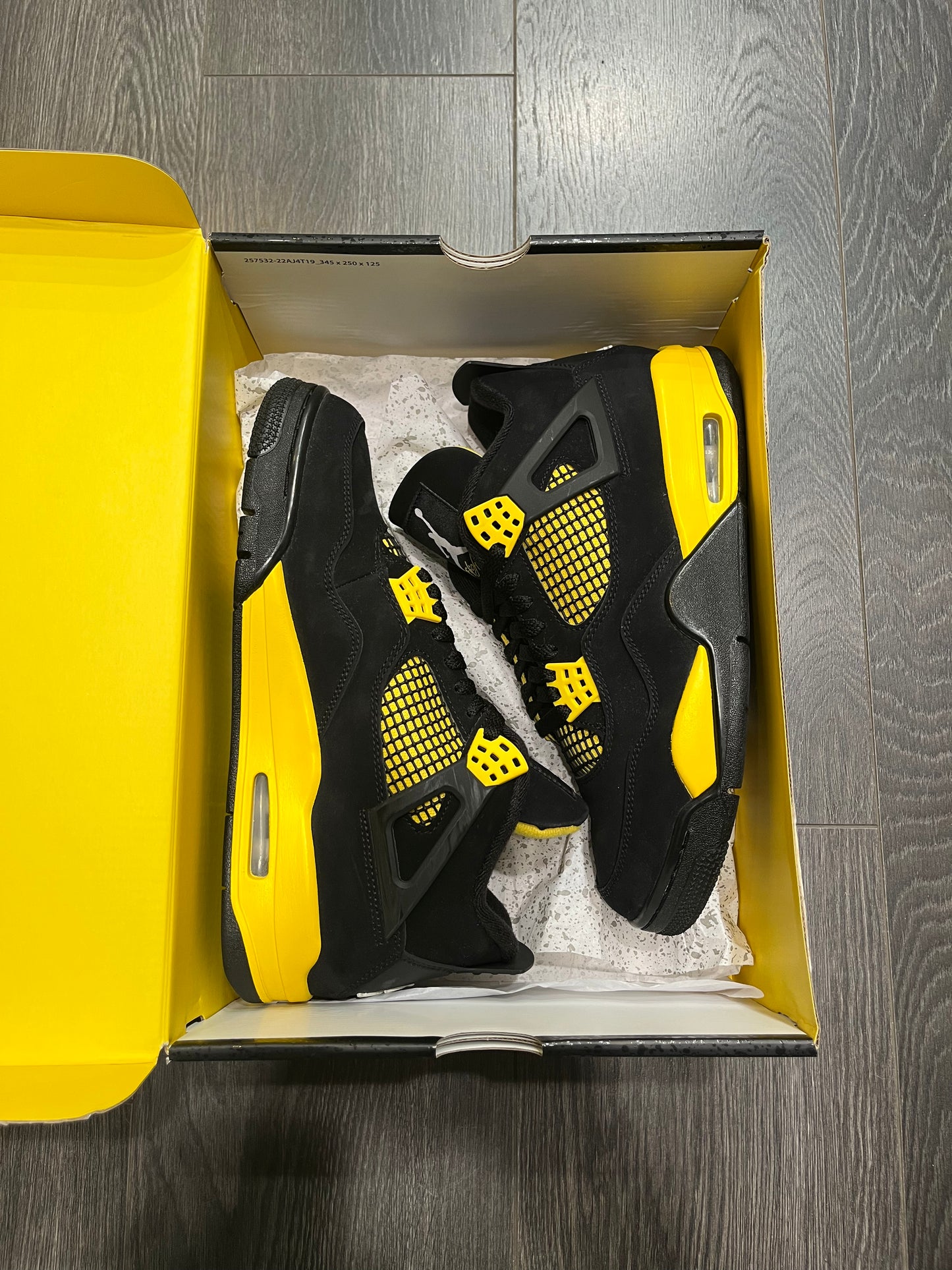 Air Jordan 4 Yellow Thunder