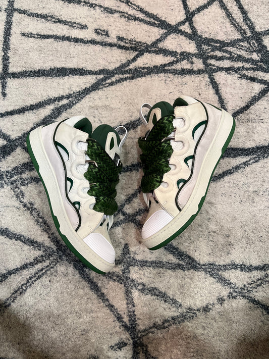 Lanvin Curb White Green