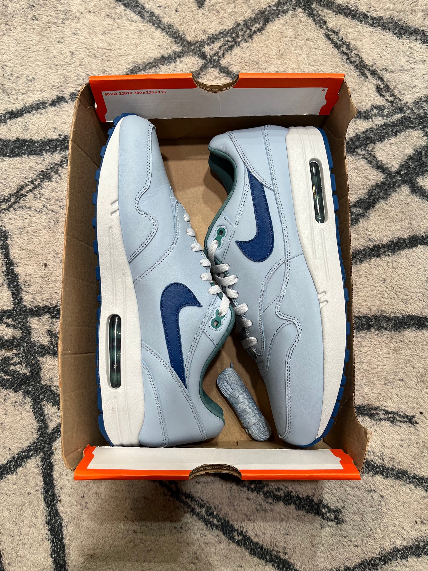 Nike Air Max 1 By You Blue Libra