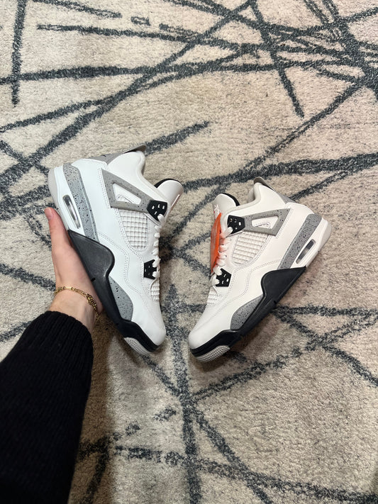 Air Jordan 4 White Cement
