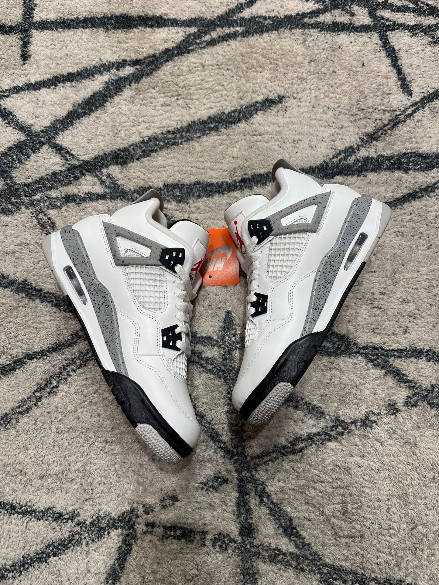 Air Jordan 4 White Cement