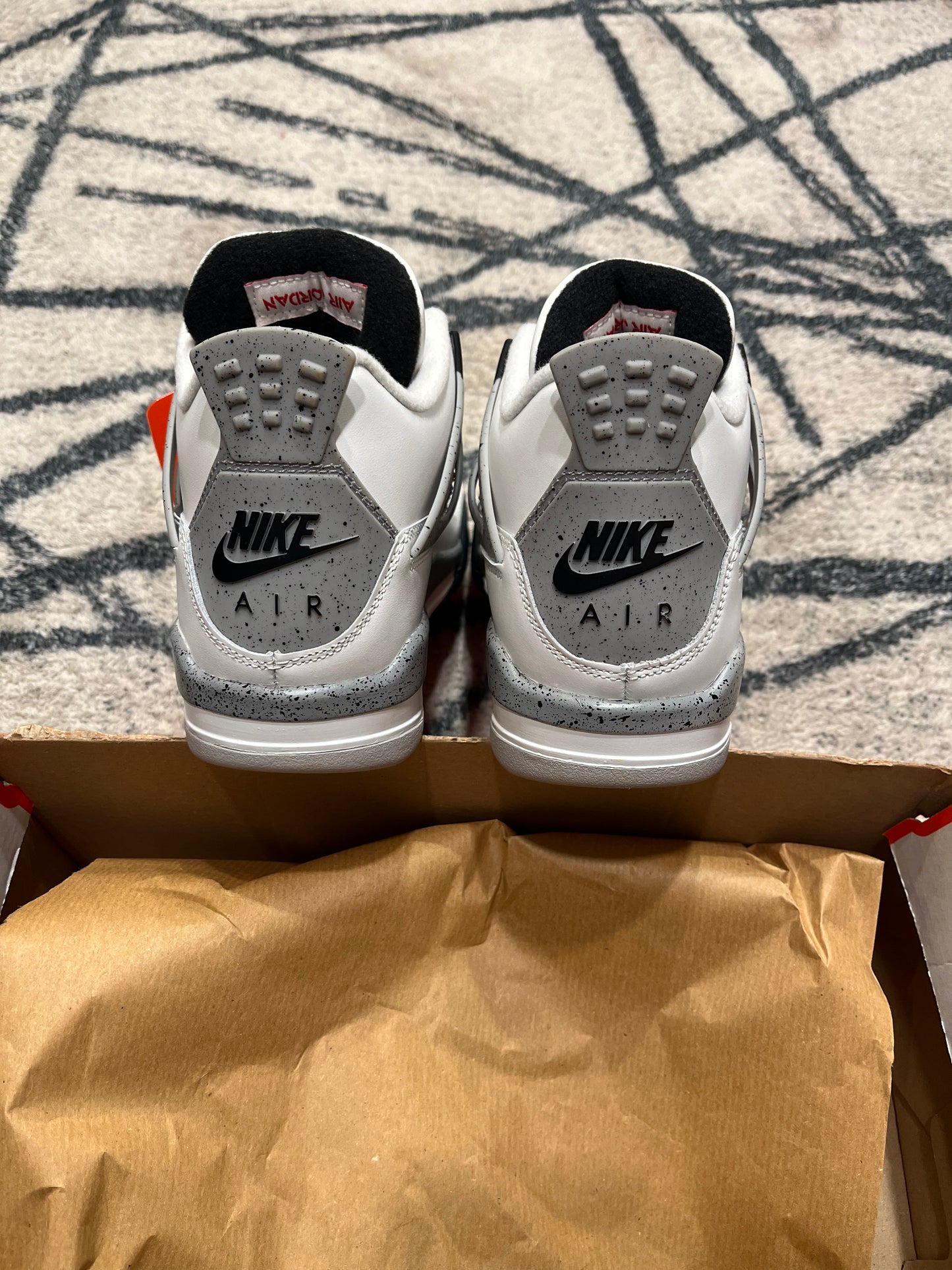 Air Jordan 4 White Cement