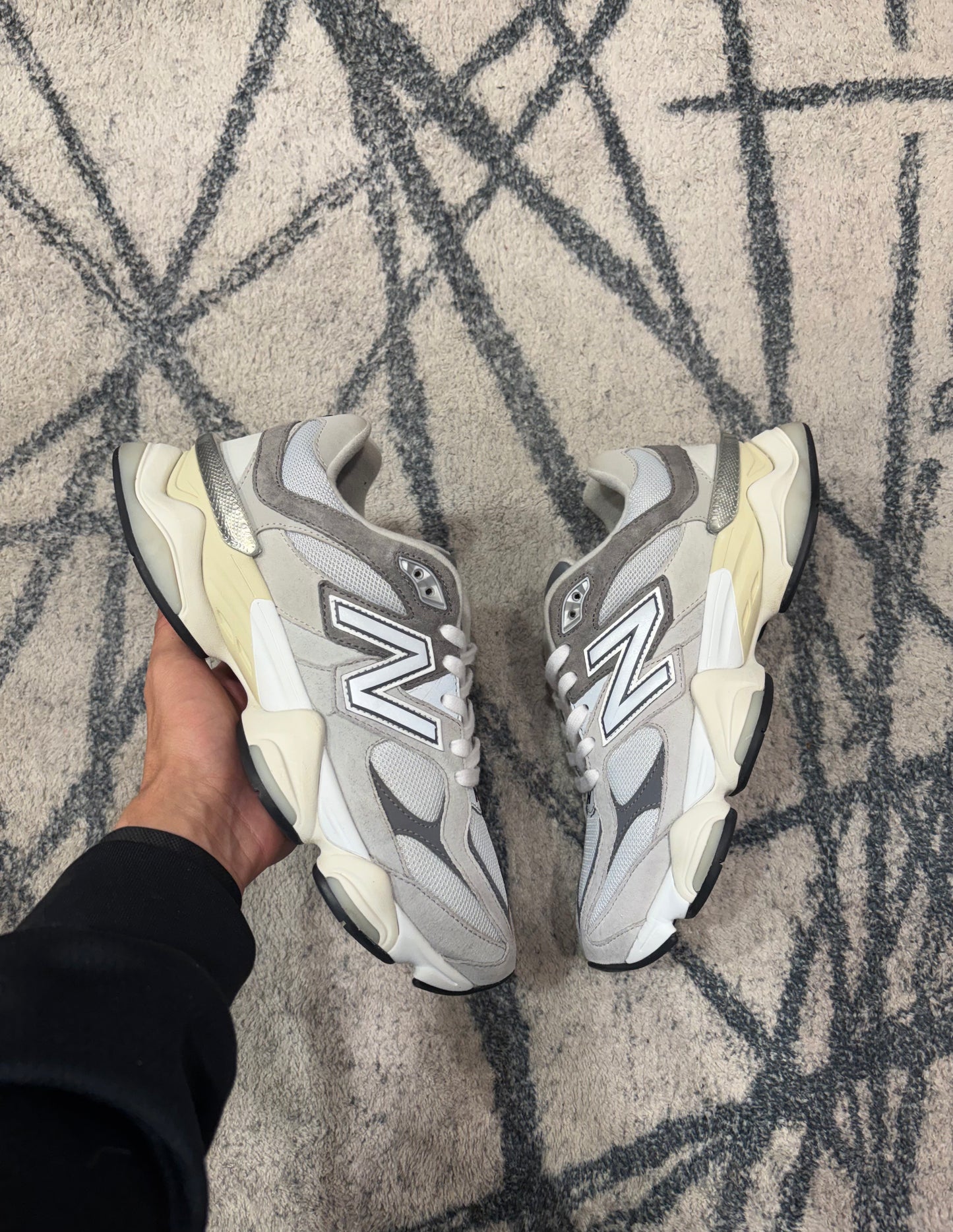 New Balance 9060 Grey White SIlver