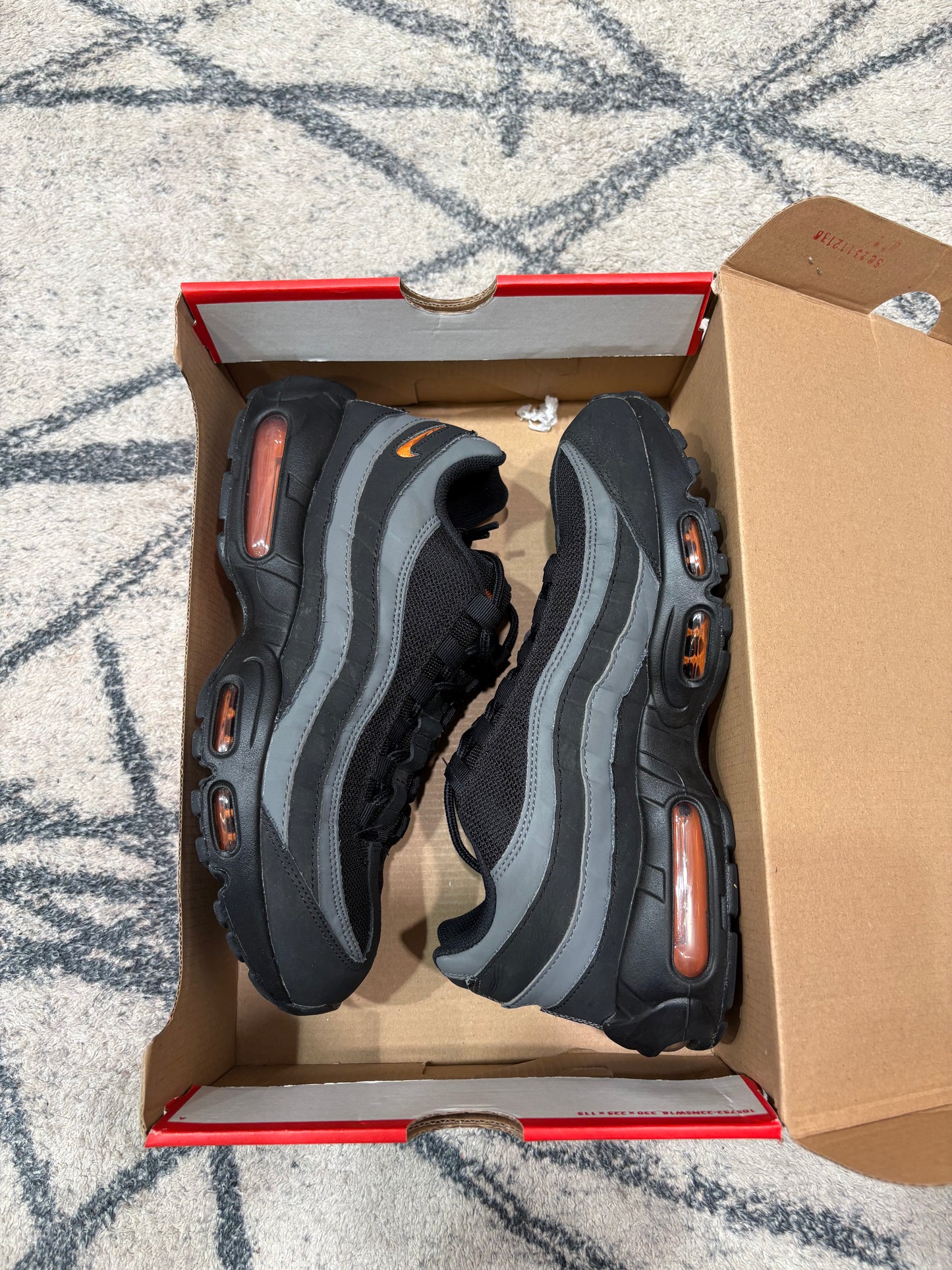 Nike Air Max 95 Black Grey Orange