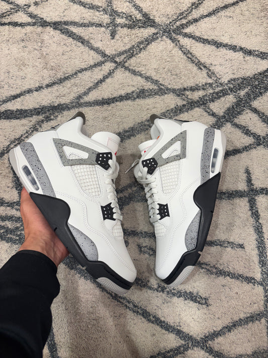 Air Jordan 4 White Cement