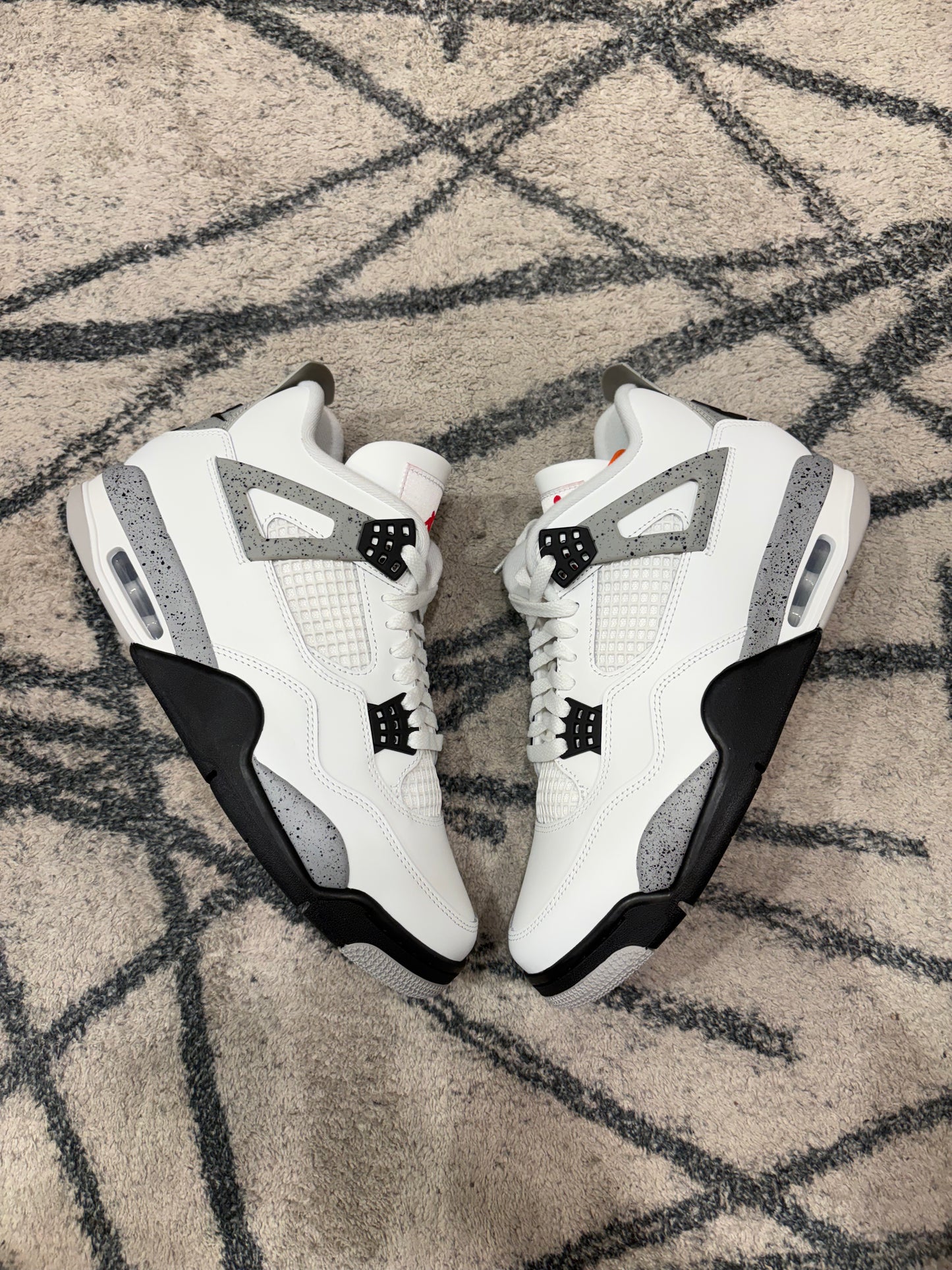 Air Jordan 4 White Cement