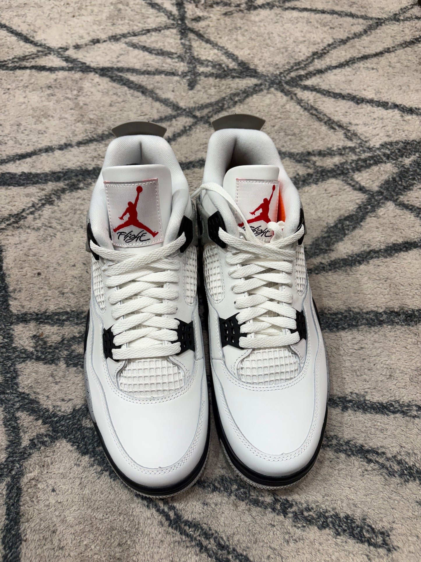Air Jordan 4 White Cement