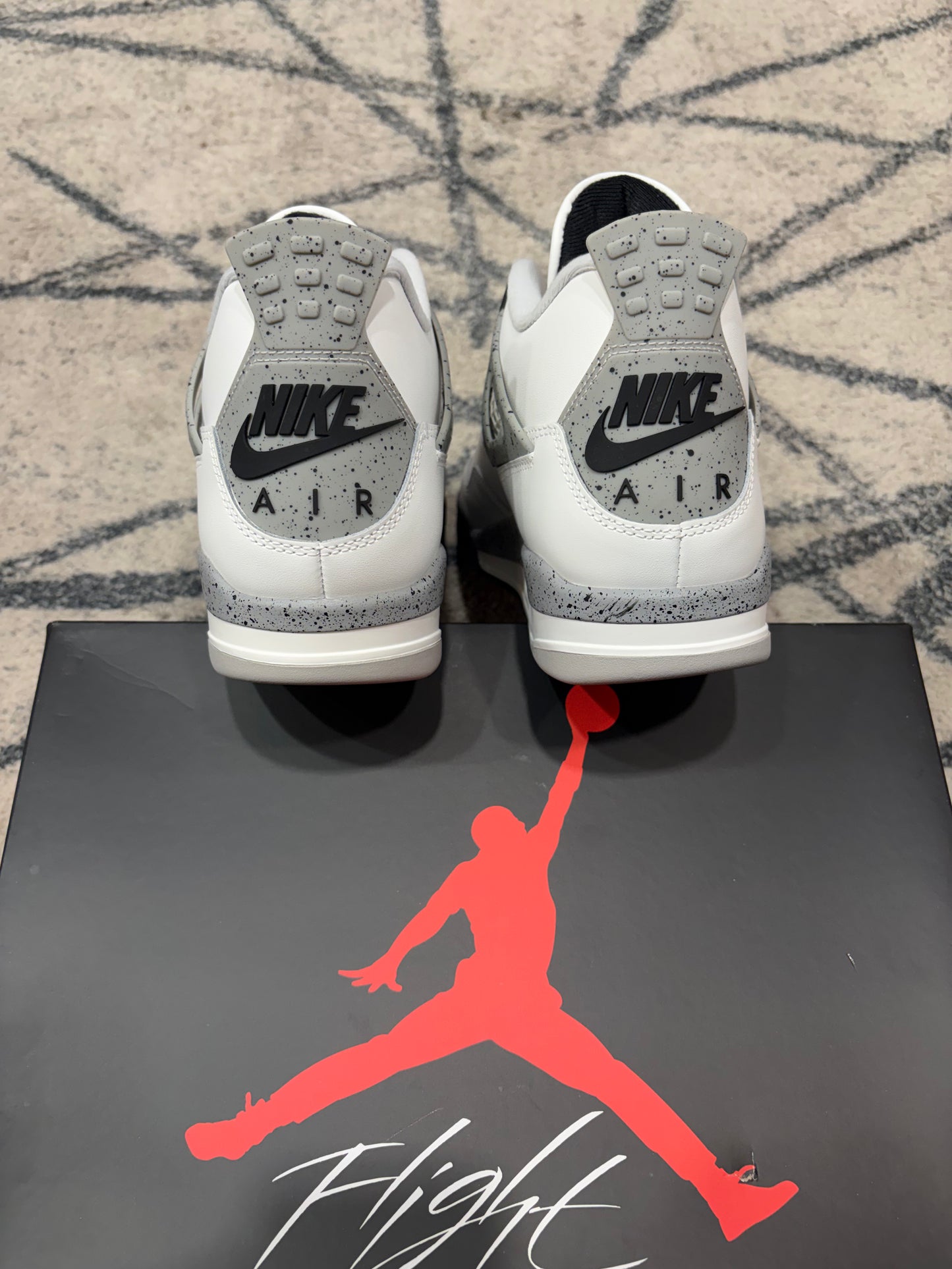 Air Jordan 4 White Cement