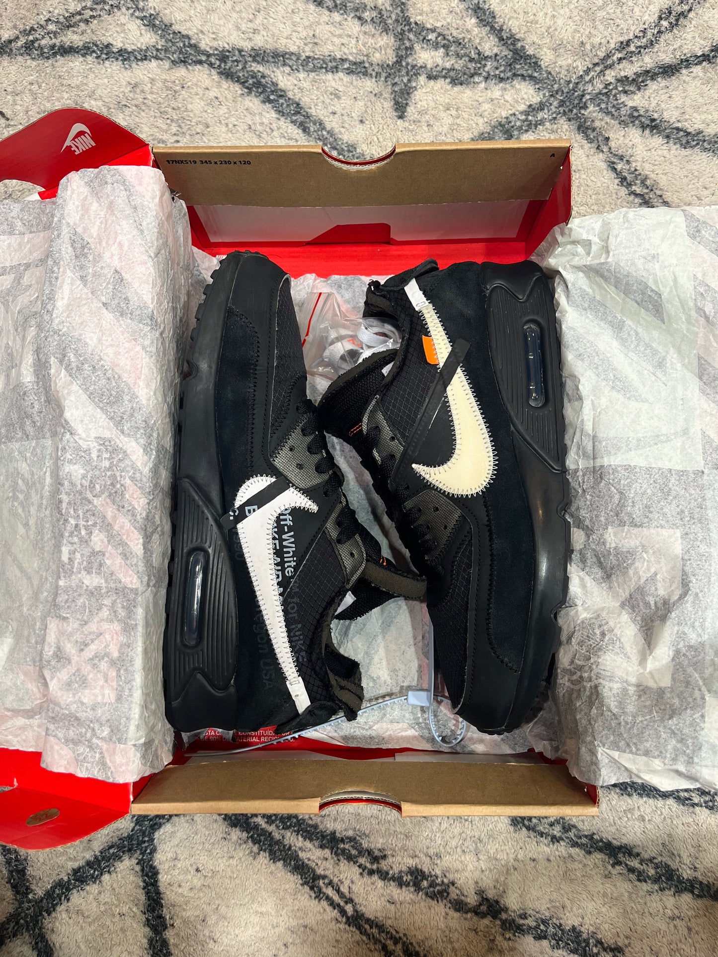Nike Off-White Air Max 90 Noir