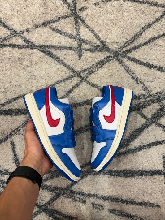 Air Jordan 1 Low Blue Gym Red