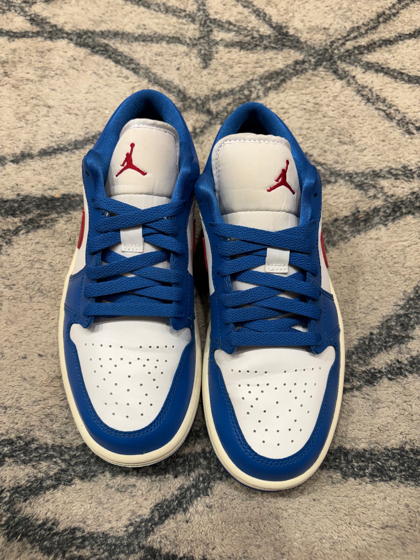 Air Jordan 1 Low Blue Gym Red