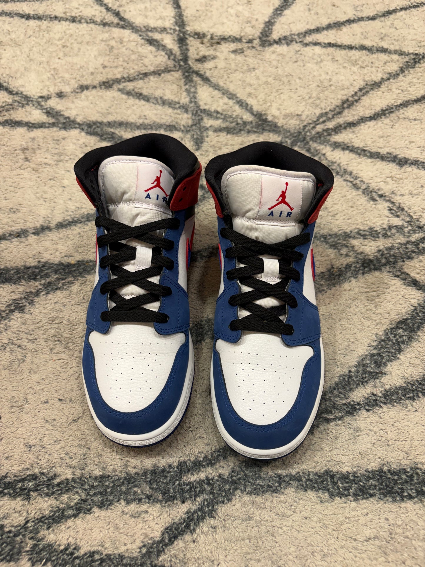 Air Jordan 1 Mid Multicolor Swoosh