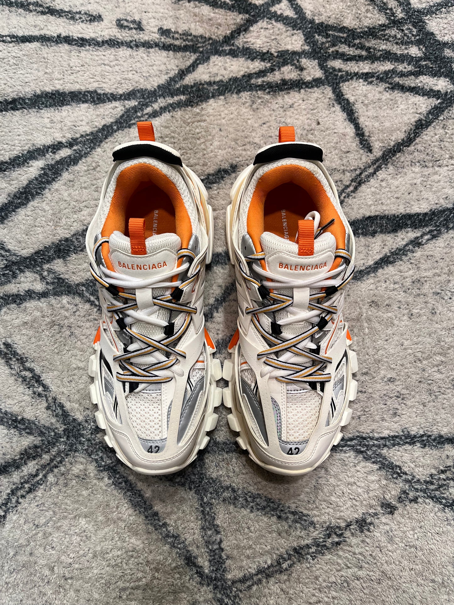 Balenciaga Track White Orange